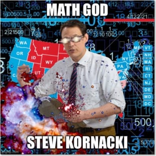 Math God Steve Kornacki Posters and Art